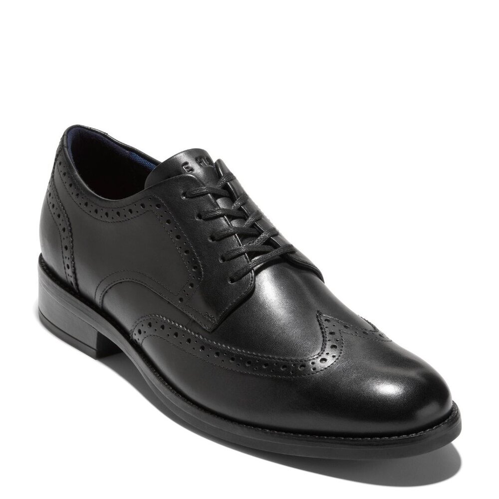 Men's Cole Haan Size 13 Modern Grand Wingtip Oxford Shoes Comfort EUC 6895